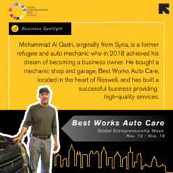 A graphic spotlighting Best Works Auto Care