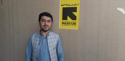 Fawad in front of a IRC Logo