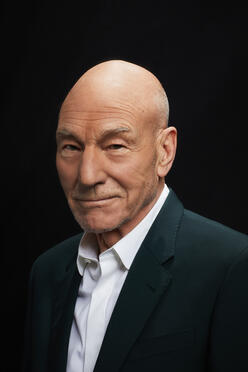 Portrait von Schauspieler und IRC-Unterstützer Patrick Stewart