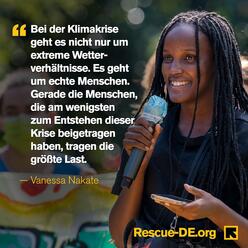 Klima Aktivist Vanessa Nakate war Gründerin der Fridays For Future Bewegung in Uganda und macht aufmerksam auf die Folgen der Klimakrise