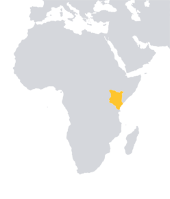 Kenya map