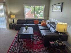 A furnished living room 