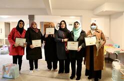 Women with certificates