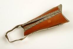 Calf brace worn by Franklin D. Roosevelt, ca. 1940 , New-York Historical Society.