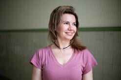 Portrait der ukrainischen Psychologin Hanna