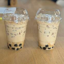 Shwe tea & boba drink from Shwe Letyar Sushi