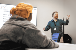 An IRC member teaching.