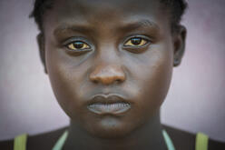 15-year-old Melissa, displaced in Bangui.