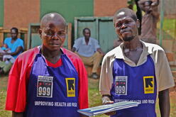 Village health team workers in Kiryandongo promote reproductive health services. They give basic immediate health care in the community and mobilize and educate on sanitation and hygiene.