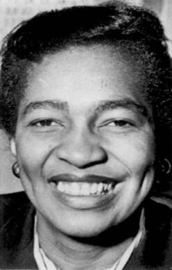 Claudia Jones black and white headshot