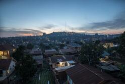 Kampala at dusk