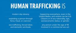 Graphic chart for definition of human trafficking