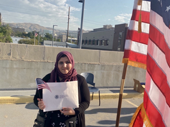 Noor shares his experience of becoming a citizen with the International Rescue Committee (IRC) in Salt Lake City