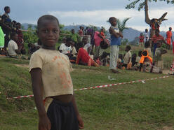 Orphaned Freddy is happy to be on a soccer team