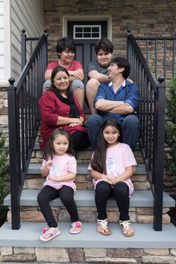 Resettled Family