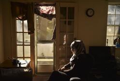 Linda J. in her Baltimore apartment in 2015. (Ricky Carioti / The Washington Post)