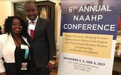 Jean with E.J. Dupervil, NAAHP Conference Lead Chair, and Principal at Off The Ground Solutions LLC