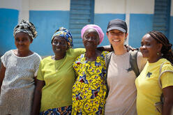 GenR members visited Women’s Action groups in Sierra Leone. 