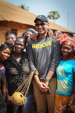 GenR members were welcomed by IRC staff and beneficiaries in Sierra Leone.