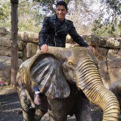 Mohamad at the Dallas Zoo.