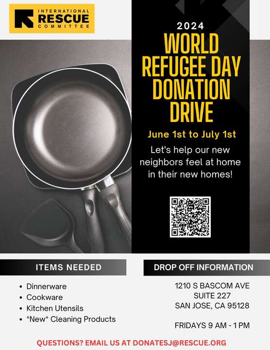 2024 World Refugee Day Celebration and Donation Drive | The IRC