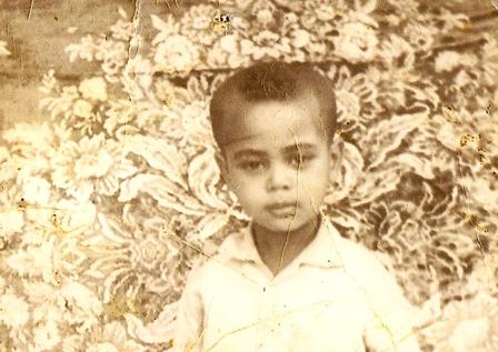 Tefere Gebre at three years old Photo of Tefere Gebre at age 3