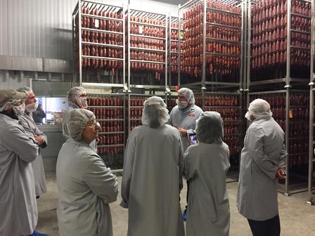 Spice Kitchen entrepreneurs and staff take a tour of Creminelli Fine Meat's facilities. Spice Kitchen, a program of the International Rescue Committee, entrepreneurs and staff take a tour of Creminelli Fine Meat's facilities.