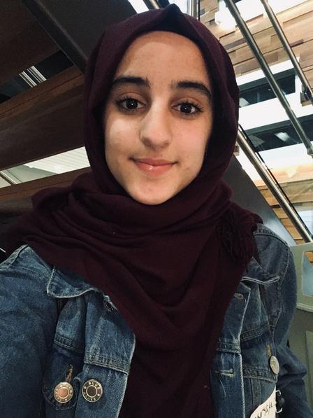 Maryam is a student participating in the New Americans in Action class Maryam is a student participating in the New Americans in Action class, a program supported by the International Rescue Committee in Salt Lake City