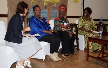 Conference attendees had the opportunity to listen to a panel discussion with the Kenyan Women’s Movement.