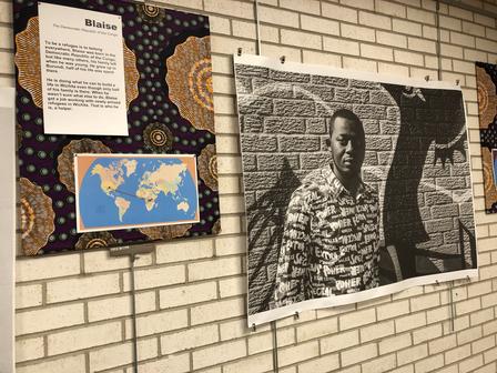 Refugee photo exhibit in McPherson, Kansas