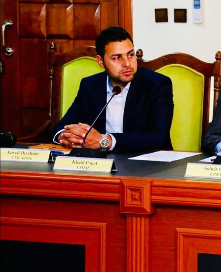 In Afghanistan, Ahmad was recruited by the German Government to serve as the project coordinator for the German Integrated Experts and Returning Experts project, designed to assist with the rebuilding and re-stabilization effort in Afghanistan.
