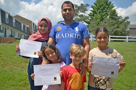 Family Receives Academic and Citizenship Awards Family Receives Academic and Citizenship Awards