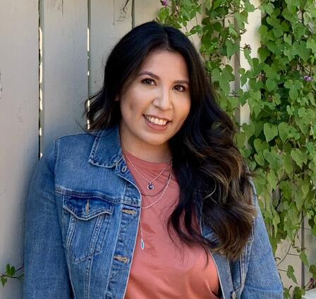 Close up of Volunteer Crystal Perez