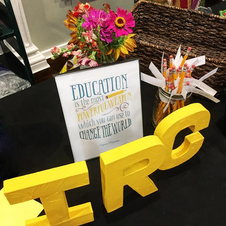 Table at the Back to School Event