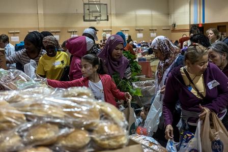 Thanks to generous donations, there was an abundance of food for our families to take home! Thanks to generous donations, there was an abundance of food for our families to take home!