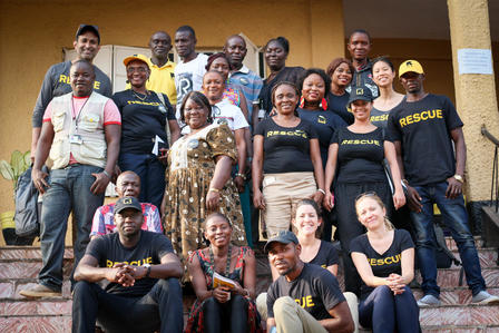 GenR members with IRC staff in Sierra Leone GenR members with IRC staff in Sierra Leone