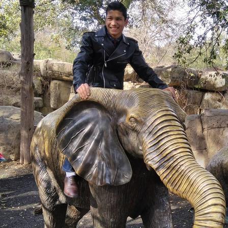 Mohamad at the Dallas Zoo. Mohamad at the Dallas Zoo.