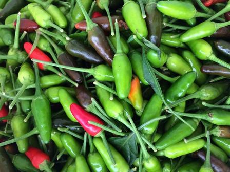 Fresh produce at Michie Market.