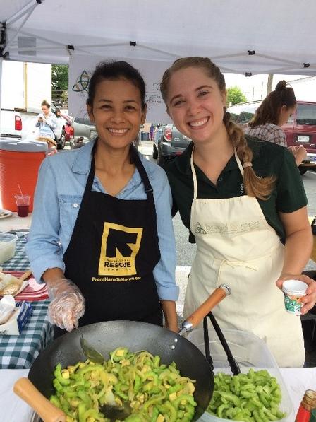 One of last summer's city market cooking demonstrations.