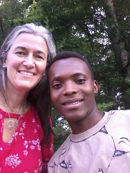 Dieudonne and Mary Kathryn in Richmond together.