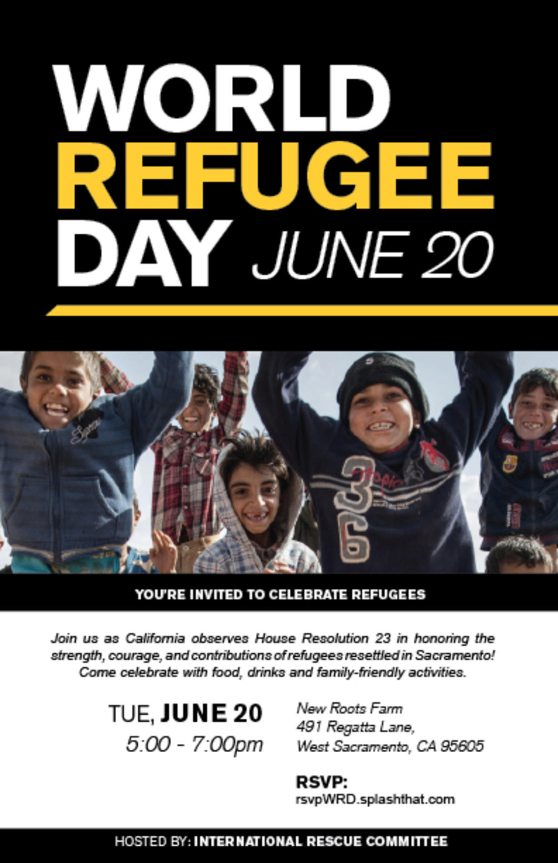 World Refugee Day Celebration in Sacramento | International Rescue ...