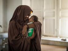 Woman with child