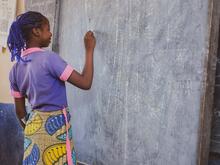 Girl in classroom