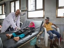 Cholera-Behandlung in Jemen