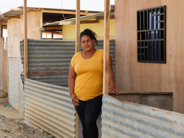 Scarlett was a teacher in Venezuela and has become a community leader in Peru. “When I connected with different organizations, including the IRC, I asked them to come to my neighborhood to help my community because we are facing a lot of barriers here. I helped the IRC to conduct some surveys to assess the needs of our community.”