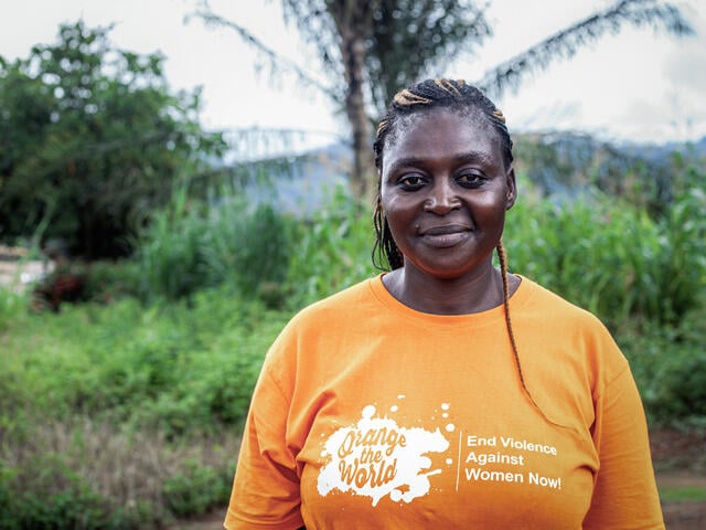 Humanitär hjälp: Mokube Bertha är en samhällsaktivist från Kamerun. 