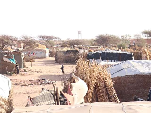 A view of the Ouallam IDP site, Tillabéri, Niger.