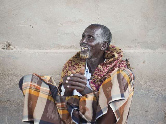 Somali man smiling