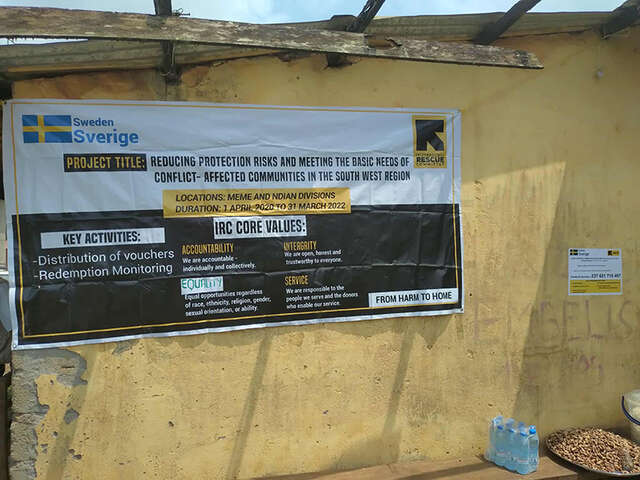 Sida stödjer RESCUE:s arbete i Kamerun