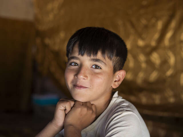 Osama in seinem Zuhause, Credit: Iuna Vieira/IRC